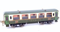 Lot 398 - Hornby 1924-5 No. 2 Pullman coach green and...