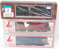 Lot 449 - 3x Lima locos including red LMS 0-6-0 No. 4683...