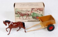 Lot 1229 - A Britains No. 126F rubber tyre farm cart with...
