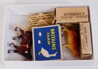 Lot 1253 - Three boxed Britains farm picture packs to...