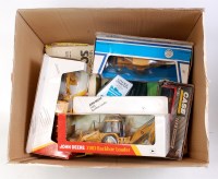 Lot 1276 - Eight various boxes ERTL construction and...