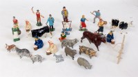 Lot 1279 - A Britains and other farm figures and animals...