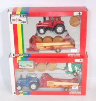 Lot 1295 - Two boxed Britains rainbow release 1/32 scale...