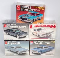 Lot 1546 - AMT/ERTL1.25 scale Chevrolet kits, late 1980's...