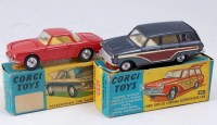 Lot 1642 - A Corgi Toys boxed saloon diecast group to...