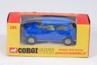 Lot 1650 - A Corgi Toys No. 204 Morris Mini Minor...