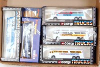 Lot 1667 - Ten boxed Corgi Toys and Corgi trucks, public...