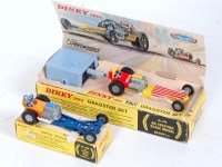 Lot 2085 - A Dinky Toys boxed Dragster diecast group to...