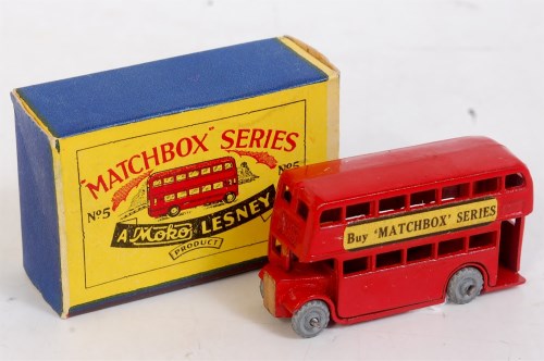 Lot 2329 - A Matchbox 1-75 series No. 5A London Bus