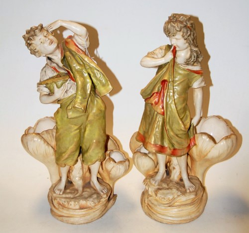 Lot 20 - A pair of early 20th century Amphora Austrian...