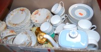 Lot 95 - A box of miscellaneous china to include Royal...