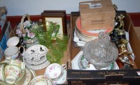 Lot 109 - Two boxes of miscellaneous items to include...