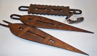 Lot 153 - A pair of African tribal carved softwood and...
