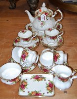 Lot 165 - A Royal Albert 8 place setting tea service in...