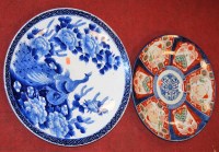Lot 166 - A Japanese charger in the Imari palette,...