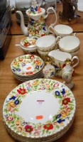 Lot 172 - An early 20th century 6 place setting tea...