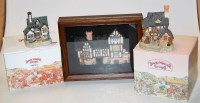 Lot 178 - A collection of boxed David Winter cottages to...