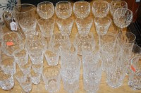 Lot 187 - A suite of Waterford cut glass ware to include...