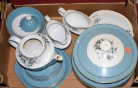 Lot 206 - A Royal Doulton part dinner service in the...