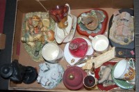 Lot 213 - Two boxes of miscellaneous items to include...