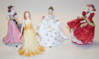 Lot 232 - Three Royal Doulton figurines; My Love HN2339,...
