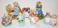 Lot 253 - Five various Beswick Beatrix Potter figures,...