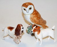 Lot 258 - A Beswick owl, No.2026, 12cm; together with a...