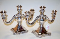 Lot 299 - A Victorian silver plated four bottle cruet...