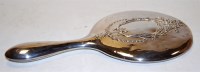 Lot 300 - A Walker & Hall silver backed hand mirror