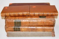 Lot 329 - Three Victorian leather bound volumes 'The...
