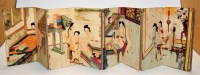 Lot 335 - A reproduction Chinese pillow book (Shunga),...