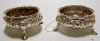 Lot 358 - A pair of Victorian silver open salts, of...