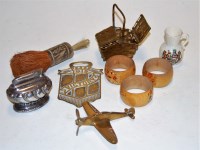 Lot 575 - A box of miscellaneous items, to include; Goss...