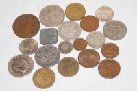 Lot 624 - A collection of assorted world coinage, to...