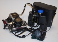 Lot 773 - A large quantity of binoculars and camera...