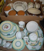 Lot 793 - Three boxes of various loose ceramics and...