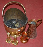 Lot 806 - A small quantity of mixed brass and copper...