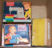 Lot 855 - Four various boxed Vulcan child's Sewing...