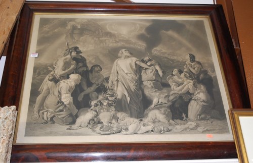 Lot 1019 - After Daniel Maclise - Noah's Sacrifice,...