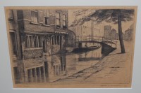 Lot 1097 - Alfred Blundell (1883-1968) - Dutch canal,...