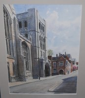 Lot 1117 - C Adams - The Norman Tower, Bury St Edmunds,...