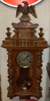 Lot 1146 - An early 20th century figured walnut Vienna...