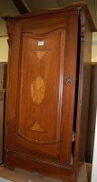 Lot 1436 - A late Victorian walnut and satinwood inlaid...