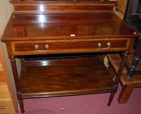 Lot 1443 - A circa 1900 Maple & Co mahogany and satinwood...