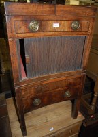 Lot 1461 - An early 19th century mahogany bedside commode...