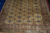 Lot 1489 - A Persian woollen Bokhara rug