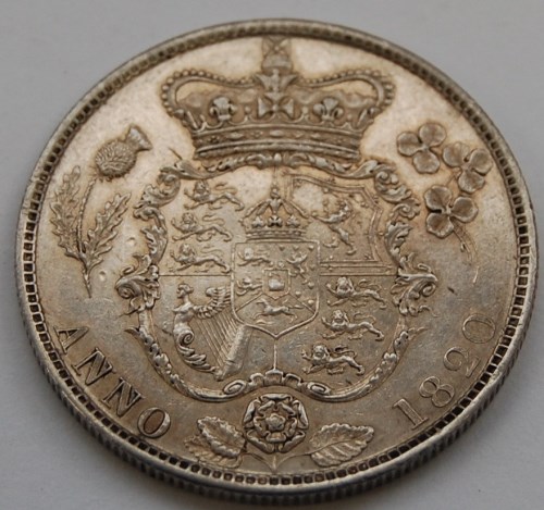 Lot 2007 - Great Britain, 1820 half crown, George IV...