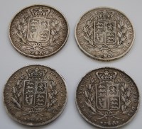 Lot 2016 - Great Britain, four Queen Victoria young head...