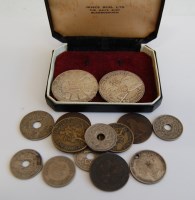 Lot 2092 - Fifteen various European silver and other...