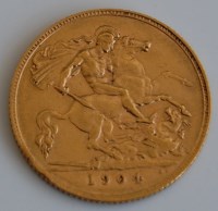 Lot 2131 - Great Britain, 1904 gold half sovereign,...